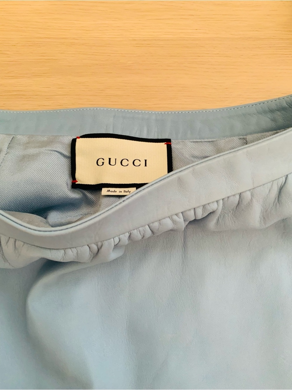 GUCCI SKIRT FRENCH PLONGE
BRIGHT BABY BLUE - Picture 3 of 10